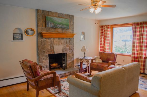 Fireplace, Interior, Living room, Wood Texture Flooring
