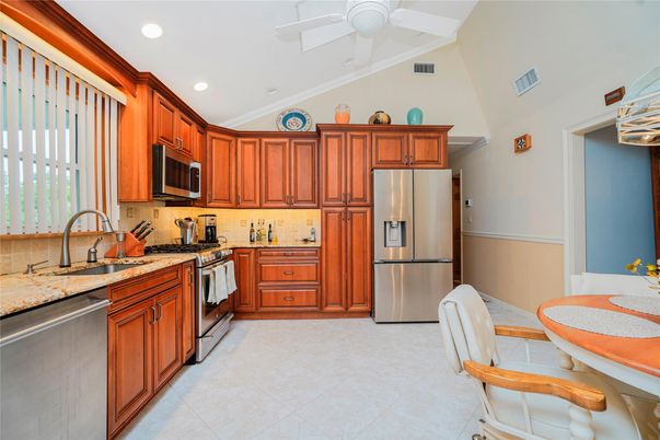 Interior, Kitchen, Recessed Lighting, Stainless Steel Appliances