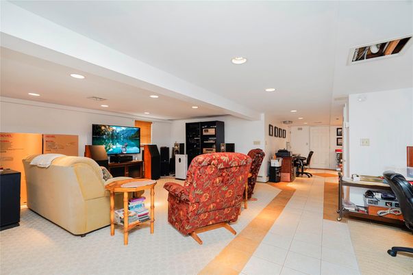 Interior, Living room, Recessed Lighting