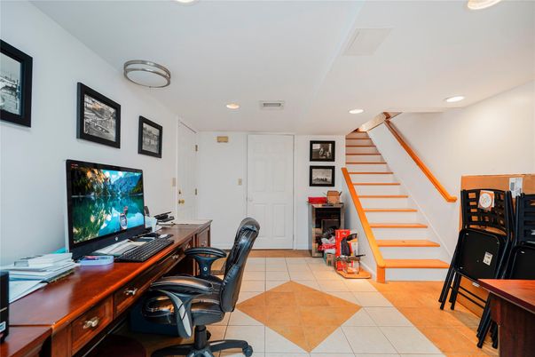 Home Office, Interior, Recessed Lighting