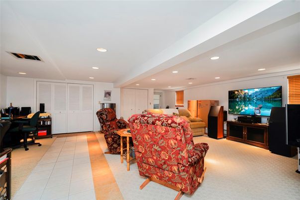 Interior, Living room, Recessed Lighting