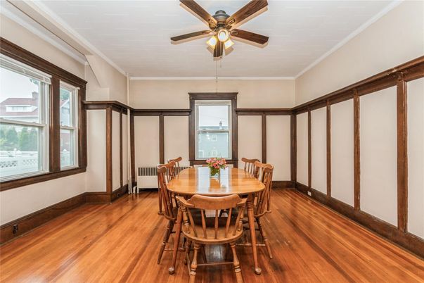 Dining room, Interior, Wood Texture Flooring