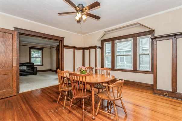 Dining room, Interior, Wood Texture Flooring