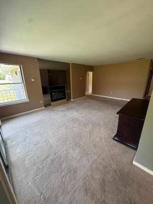 Empty room, Fireplace, Interior