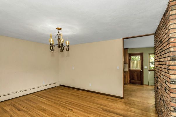 Chandelier, Empty room, Interior, Wood Texture Flooring