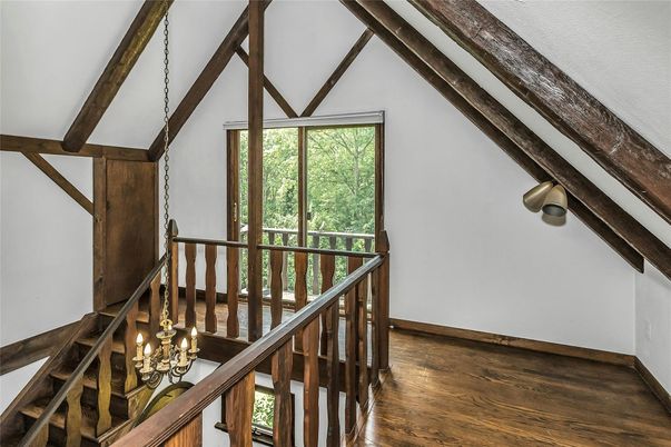 Chandelier, Interior, Wooden Beams, Wood Texture Flooring