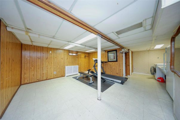 Fitness Equipment, Interior, Wooden Walls
