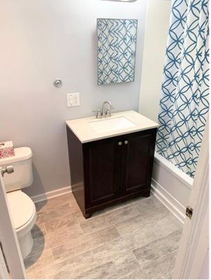 Bathroom, Interior, Wood Texture Flooring