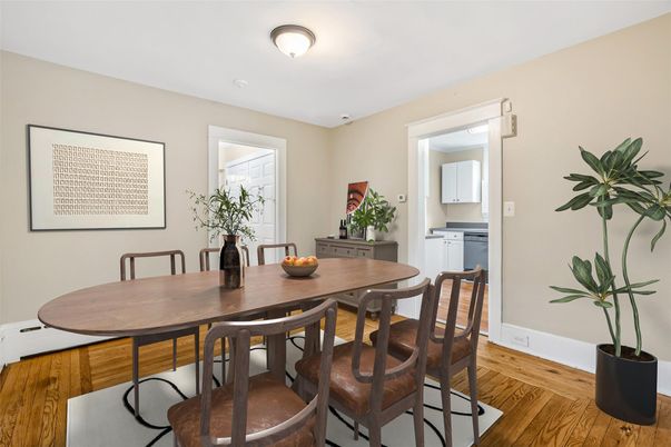 Dining room, Interior, Wood Texture Flooring