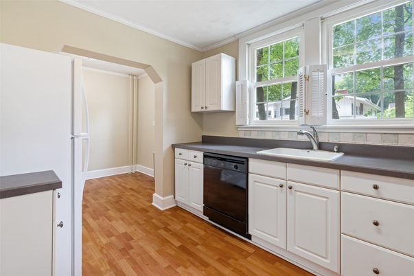 Interior, Kitchen, Wood Texture Flooring