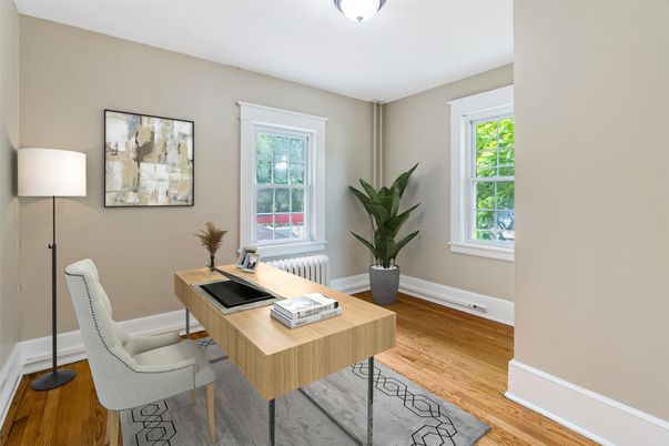 Home Office, Interior, Wood Texture Flooring