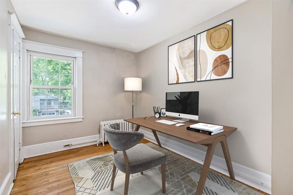 Home Office, Interior, Wood Texture Flooring