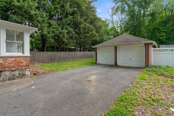 Backyard, Detached Garage, Exterior