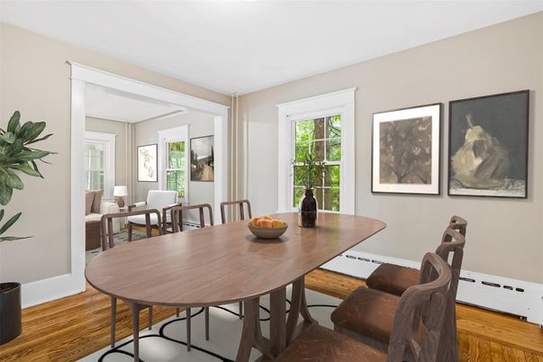Dining room, Interior, Wood Texture Flooring