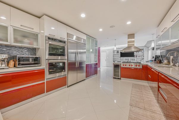 Interior, Kitchen, Recessed Lighting, Stainless Steel Appliances