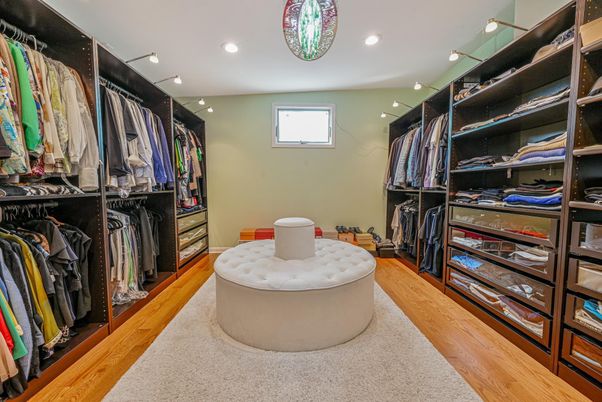 Interior, Recessed Lighting, Walk-in Closets, Wood Texture Flooring