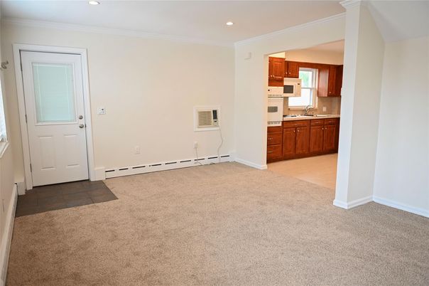 Empty room, Interior, Kitchen, Recessed Lighting