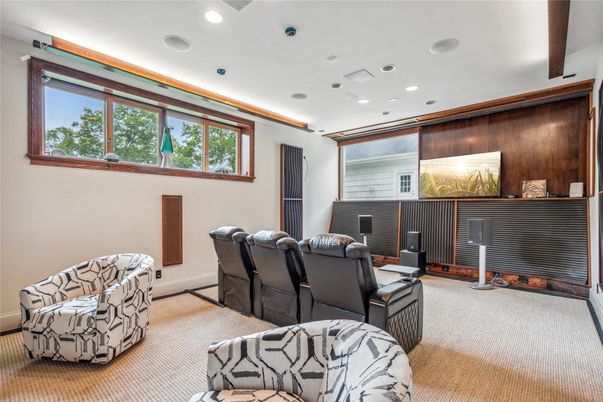 Home Theatre Room, Interior, Recessed Lighting, Theatre Room