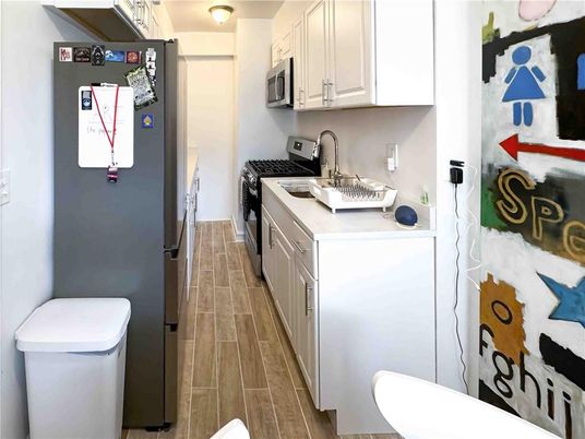 Interior, Kitchen, Wood Texture Flooring