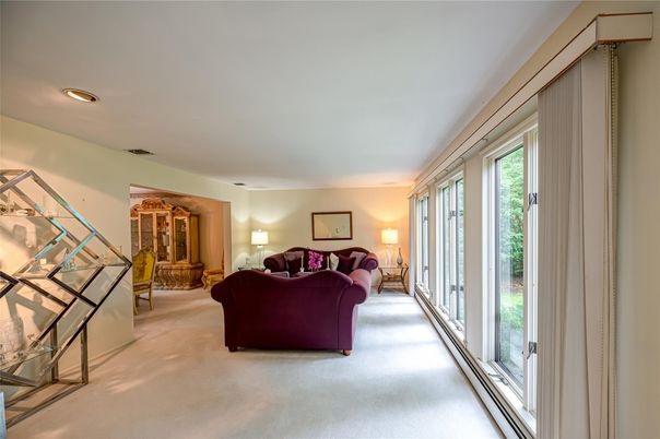 Interior, Living room, Recessed Lighting