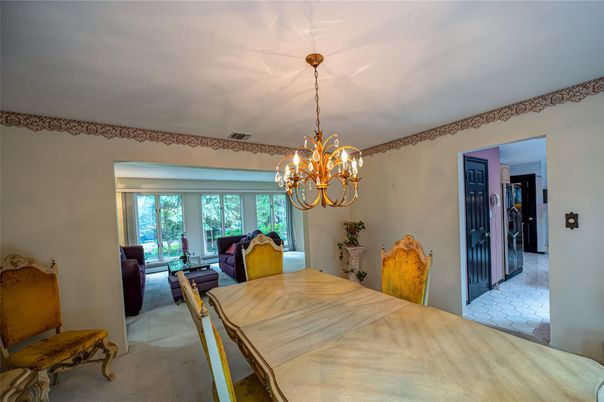 Chandelier, Dining room, Interior