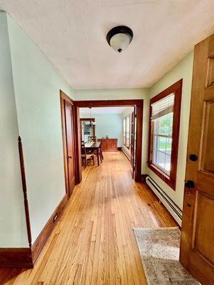 Dining room, Interior, Wood Texture Flooring