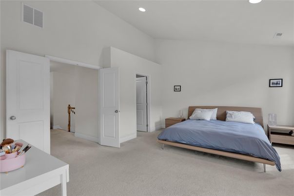 Bedroom, Interior, Recessed Lighting