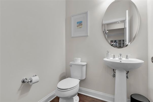 Bathroom, Interior, Wood Texture Flooring