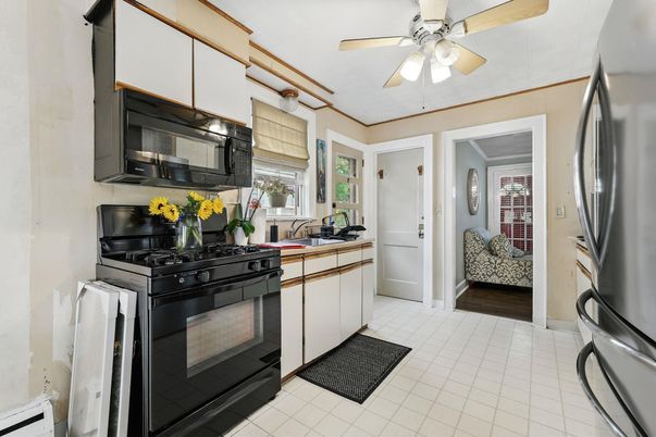 Interior, Kitchen, Wood Texture Flooring