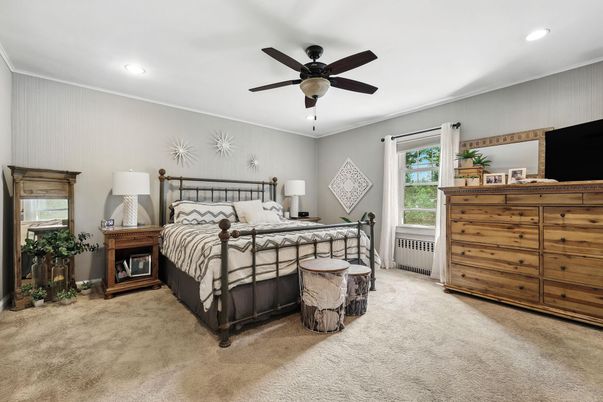 Bedroom, Interior, Recessed Lighting