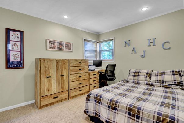 Bedroom, Home Office, Interior, Recessed Lighting
