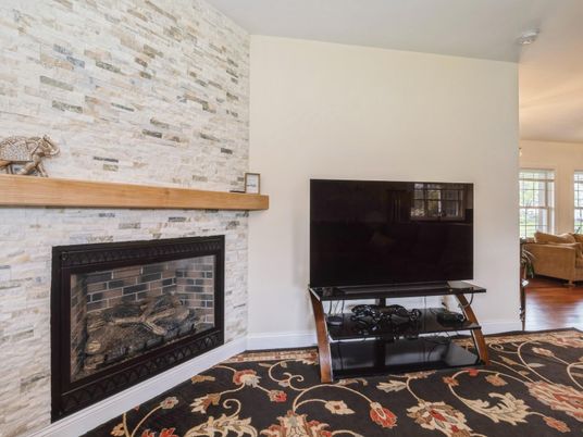 Fireplace, Interior, Wood Texture Flooring