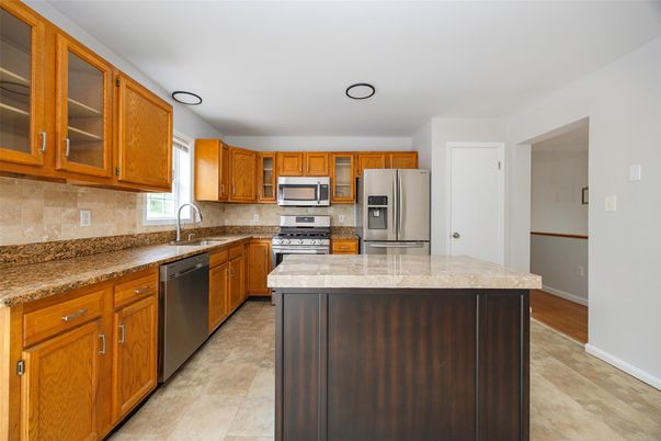 Interior, Kitchen, Recessed Lighting, Stainless Steel Appliances