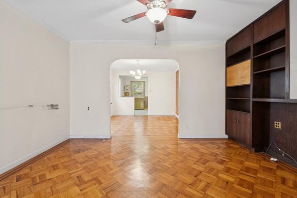 Chandelier, Empty room, Interior, Wood Texture Flooring