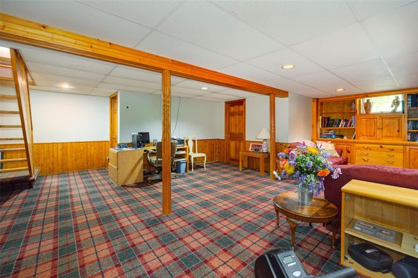 Home Office, Interior, Recessed Lighting