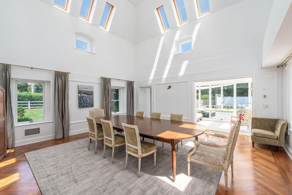 Dining room, Interior, Wood Texture Flooring