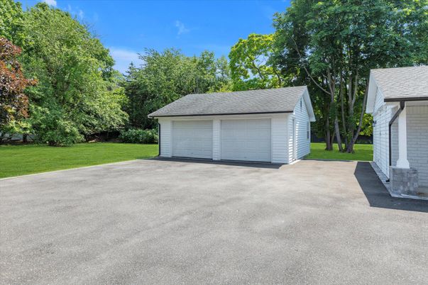 Backyard, Detached Garage, Exterior