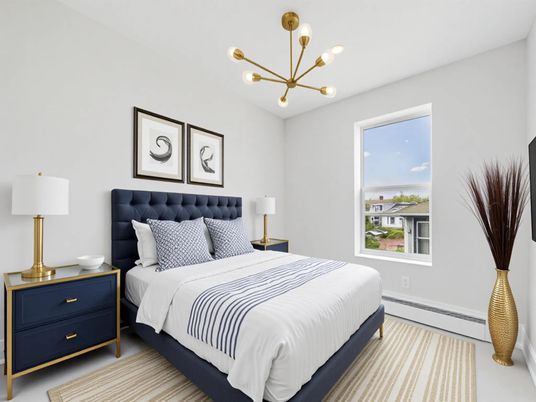 Bedroom, Interior, Pendant Lights