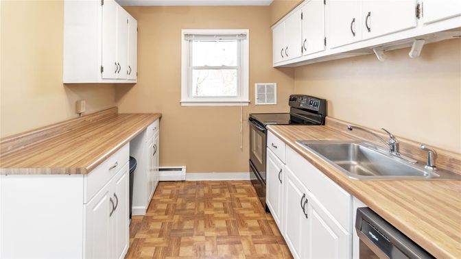 Interior, Kitchen, Wood Texture Flooring