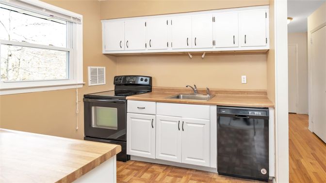 Interior, Kitchen, Wood Texture Flooring