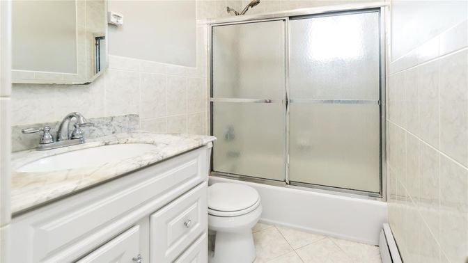 Bathroom, Glass Shower, Interior