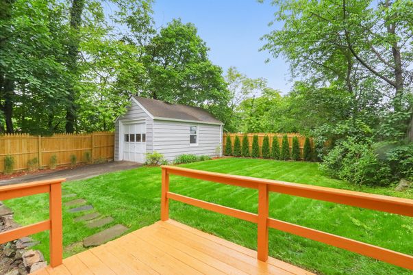 Backyard, Detached Garage, Exterior
