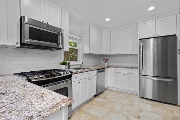 Interior, Kitchen, Recessed Lighting, Stainless Steel Appliances