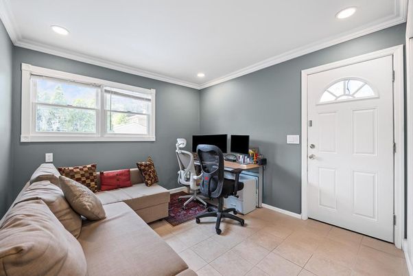 Home Office, Interior, Recessed Lighting