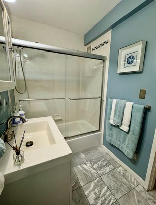 Bathroom, Glass Shower, Interior