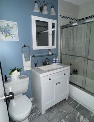 Bathroom, Glass Shower, Interior
