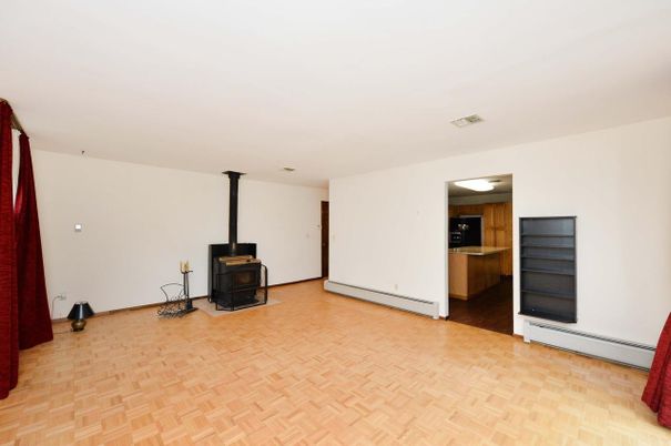 Empty room, Fireplace, Interior, Wood Texture Flooring