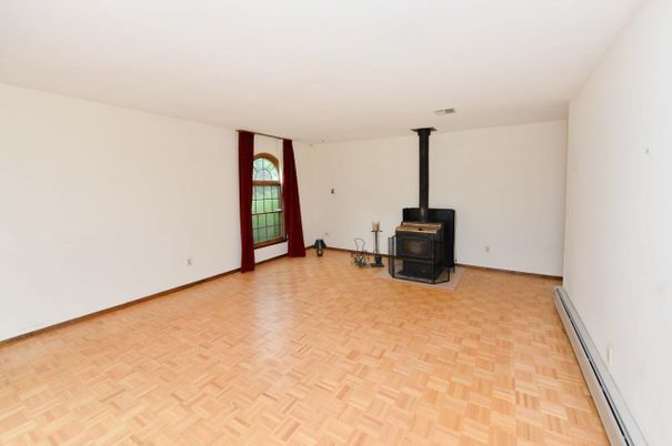 Empty room, Fireplace, Interior, Wood Texture Flooring
