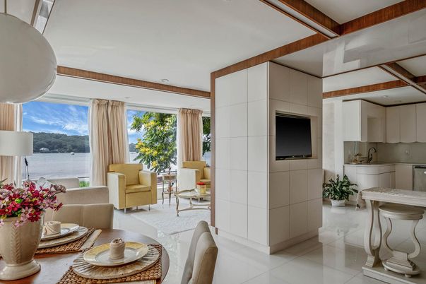 Dining room, Interior, Kitchen, Living room, Water
