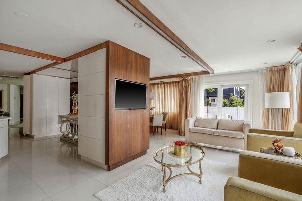 Interior, Living room, Recessed Lighting